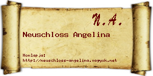 Neuschloss Angelina névjegykártya